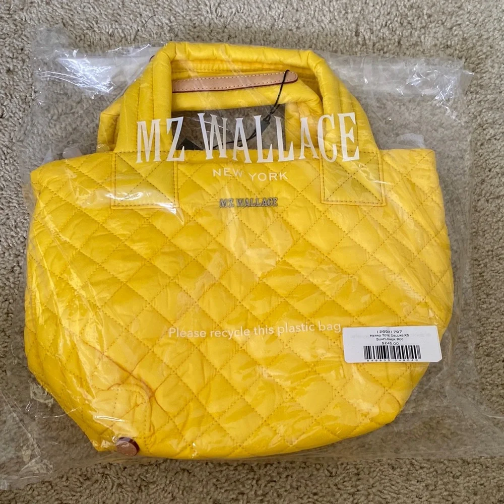 MZ WALLACE METRO TOTE DELUXE - XS. Sunflower - Picture 2 of 8
